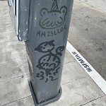 Graffiti at 2554 Mission St Mission District