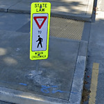 Parking & Traffic Sign Repair at 550 Mission St Financial District